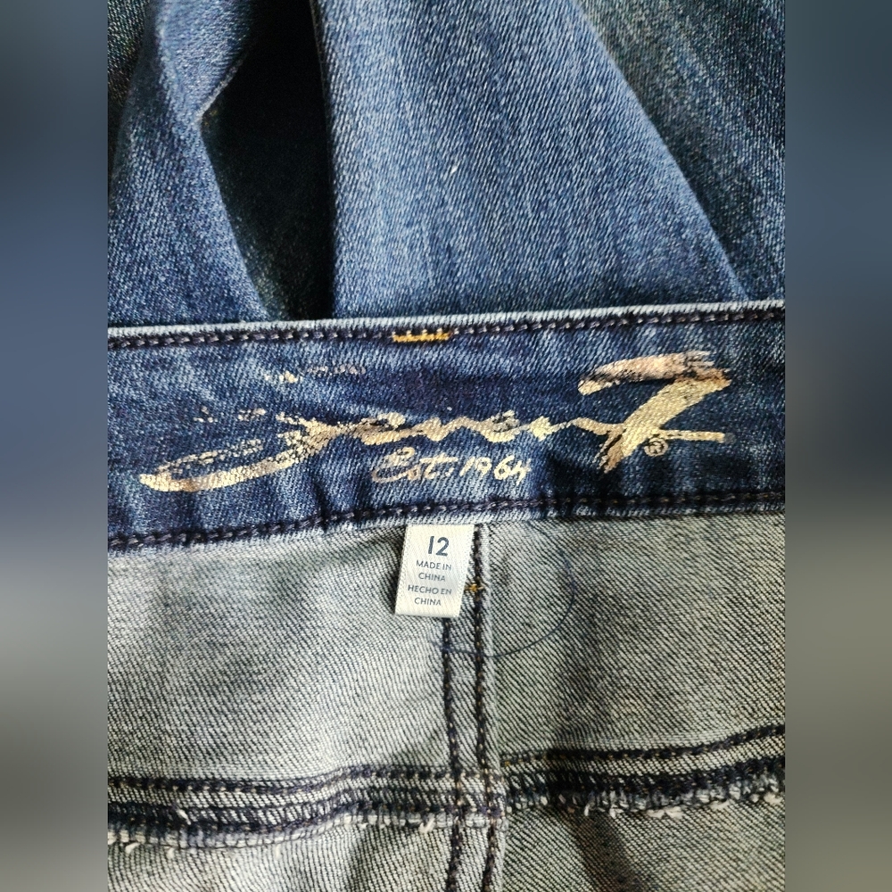 SEVEN 7 WEEKEND JEANS Distressed Size 12 - Picture 8 of 9
